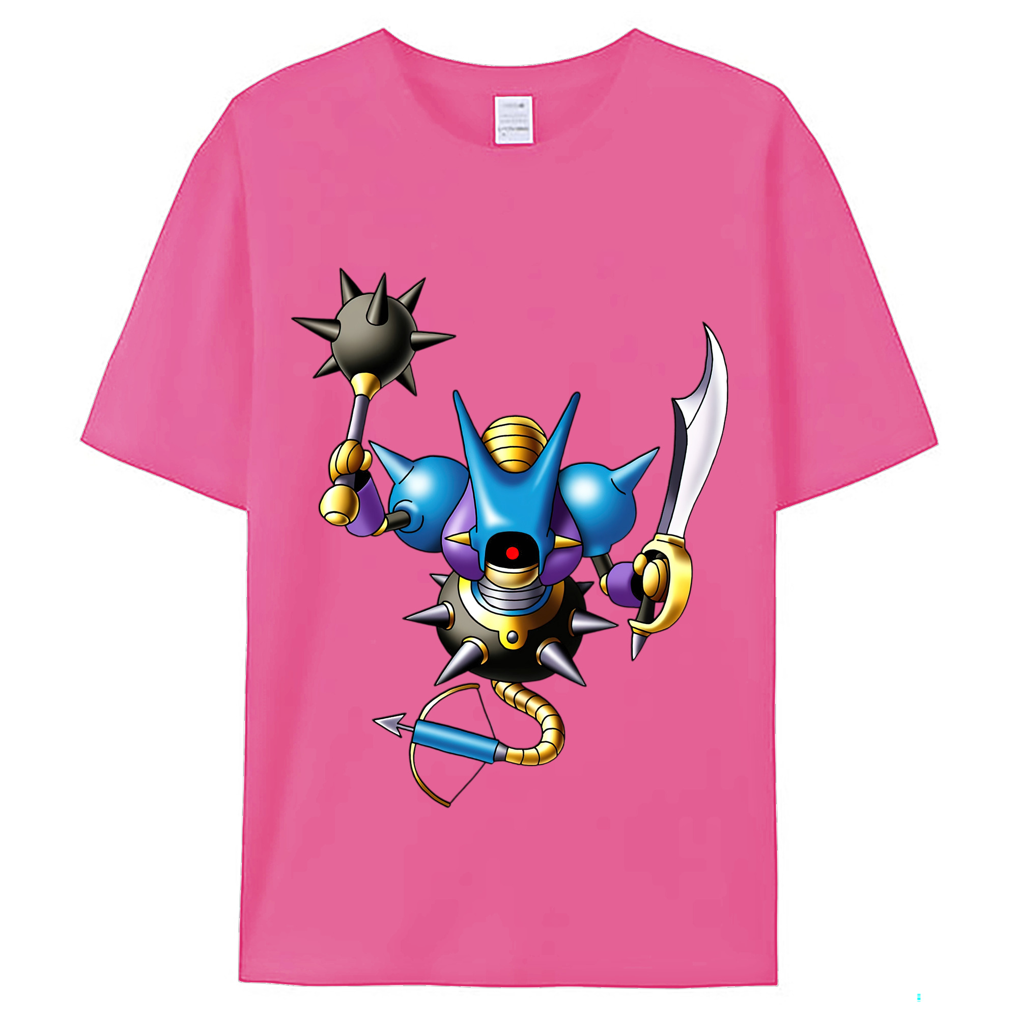 （画像用） ドラゴンクエスト Doragon Kuesuto Dragon Quest レディースカジュアルプリントTシャツ（綿100％）